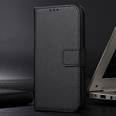 Coque Portefeuille Livre Cuir Etui Clapet BY1 pour Samsung Galaxy F22 4G Noir