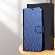 Coque Portefeuille Livre Cuir Etui Clapet BY1 pour Samsung Galaxy S24 5G Bleu