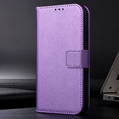Coque Portefeuille Livre Cuir Etui Clapet BY1 pour Samsung Galaxy XCover 6 Pro 5G Violet