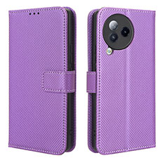 Coque Portefeuille Livre Cuir Etui Clapet BY1 pour Xiaomi Civi 3 5G Violet