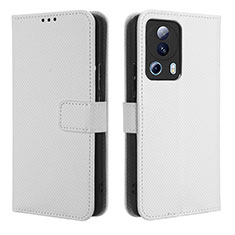 Coque Portefeuille Livre Cuir Etui Clapet BY1 pour Xiaomi Mi 12 Lite NE 5G Blanc