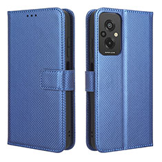 Coque Portefeuille Livre Cuir Etui Clapet BY1 pour Xiaomi Redmi 11 Prime 4G Bleu