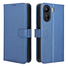 Coque Portefeuille Livre Cuir Etui Clapet BY1 pour Xiaomi Redmi 13C Bleu
