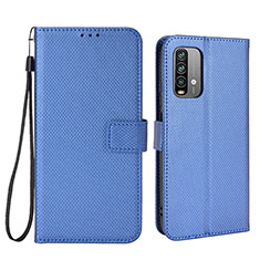 Coque Portefeuille Livre Cuir Etui Clapet BY1 pour Xiaomi Redmi 9T 4G Bleu