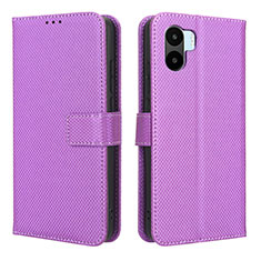 Coque Portefeuille Livre Cuir Etui Clapet BY1 pour Xiaomi Redmi A2 Plus Violet