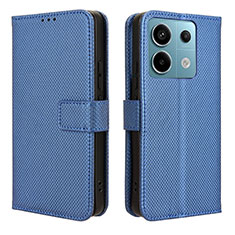 Coque Portefeuille Livre Cuir Etui Clapet BY1 pour Xiaomi Redmi Note 13 Pro 5G Bleu