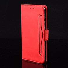 Coque Portefeuille Livre Cuir Etui Clapet BY2 pour Huawei Mate 40 Pro+ Plus Rouge
