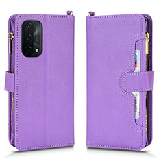 Coque Portefeuille Livre Cuir Etui Clapet BY2 pour OnePlus Nord N200 5G Violet