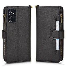 Coque Portefeuille Livre Cuir Etui Clapet BY2 pour Samsung Galaxy M52 5G Noir