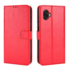 Coque Portefeuille Livre Cuir Etui Clapet BY2 pour Samsung Galaxy XCover 6 Pro 5G Rouge