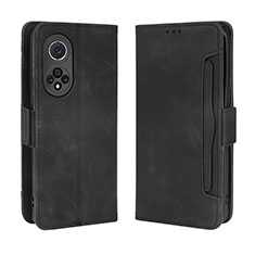 Coque Portefeuille Livre Cuir Etui Clapet BY3 pour Huawei Honor 50 Pro 5G Noir