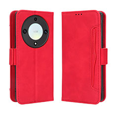 Coque Portefeuille Livre Cuir Etui Clapet BY3 pour Huawei Honor Magic5 Lite 5G Rouge