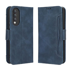 Coque Portefeuille Livre Cuir Etui Clapet BY3 pour Huawei Nova 10z Bleu