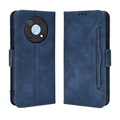 Coque Portefeuille Livre Cuir Etui Clapet BY3 pour Huawei Nova Y90 Bleu