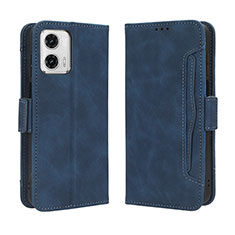 Coque Portefeuille Livre Cuir Etui Clapet BY3 pour Motorola Moto G 5G (2023) Bleu