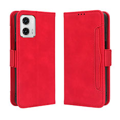 Coque Portefeuille Livre Cuir Etui Clapet BY3 pour Motorola Moto G 5G (2023) Rouge