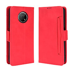 Coque Portefeuille Livre Cuir Etui Clapet BY3 pour Nokia G300 5G Rouge