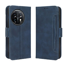 Coque Portefeuille Livre Cuir Etui Clapet BY3 pour OnePlus Ace 2 5G Bleu