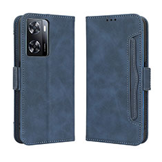 Coque Portefeuille Livre Cuir Etui Clapet BY3 pour OnePlus Nord N20 SE Bleu