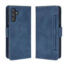 Coque Portefeuille Livre Cuir Etui Clapet BY3 pour Samsung Galaxy A04s Bleu