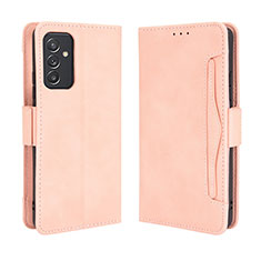 Coque Portefeuille Livre Cuir Etui Clapet BY3 pour Samsung Galaxy A05s Rose