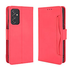 Coque Portefeuille Livre Cuir Etui Clapet BY3 pour Samsung Galaxy A05s Rouge