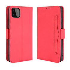 Coque Portefeuille Livre Cuir Etui Clapet BY3 pour Samsung Galaxy A22 5G Rouge