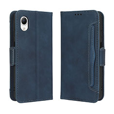 Coque Portefeuille Livre Cuir Etui Clapet BY3 pour Samsung Galaxy A23e 5G Bleu