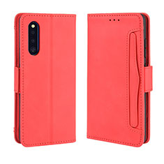 Coque Portefeuille Livre Cuir Etui Clapet BY3 pour Samsung Galaxy A41 SC-41A Rouge