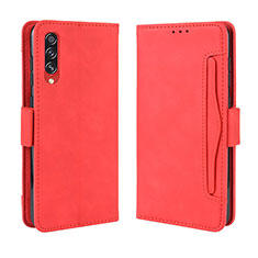 Coque Portefeuille Livre Cuir Etui Clapet BY3 pour Samsung Galaxy A70 Rouge