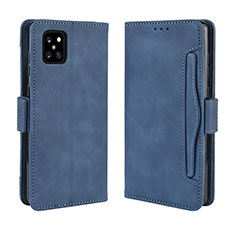 Coque Portefeuille Livre Cuir Etui Clapet BY3 pour Samsung Galaxy A81 Bleu