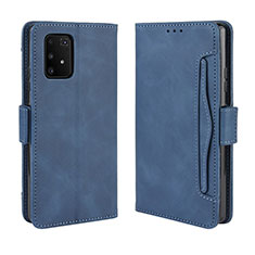 Coque Portefeuille Livre Cuir Etui Clapet BY3 pour Samsung Galaxy A91 Bleu