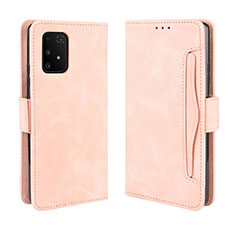 Coque Portefeuille Livre Cuir Etui Clapet BY3 pour Samsung Galaxy S10 Lite Rose