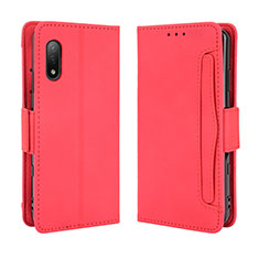 Coque Portefeuille Livre Cuir Etui Clapet BY3 pour Sony Xperia Ace II SO-41B Rouge