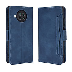 Coque Portefeuille Livre Cuir Etui Clapet BY3 pour Xiaomi Mi 10i 5G Bleu