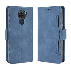 Coque Portefeuille Livre Cuir Etui Clapet BY3 pour Xiaomi Redmi 10X 4G Bleu