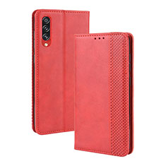 Coque Portefeuille Livre Cuir Etui Clapet BY4 pour Samsung Galaxy A90 5G Rouge