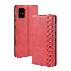 Coque Portefeuille Livre Cuir Etui Clapet BY4 pour Samsung Galaxy S20 5G Rouge