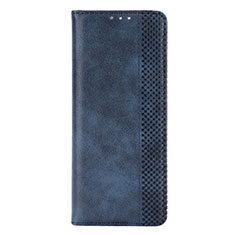 Coque Portefeuille Livre Cuir Etui Clapet BY4 pour Samsung Galaxy Z Fold2 5G Bleu