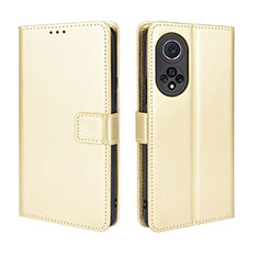 Coque Portefeuille Livre Cuir Etui Clapet BY5 pour Huawei Honor 50 Pro 5G Or