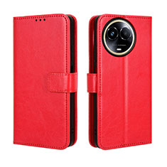 Coque Portefeuille Livre Cuir Etui Clapet BY5 pour Realme V50 5G Rouge