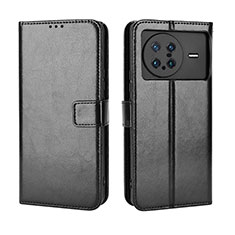 Coque Portefeuille Livre Cuir Etui Clapet BY5 pour Vivo X Note Noir