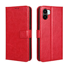 Coque Portefeuille Livre Cuir Etui Clapet BY5 pour Xiaomi Redmi A1 Rouge