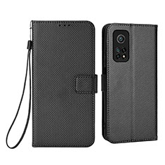 Coque Portefeuille Livre Cuir Etui Clapet BY6 pour Xiaomi Mi 10T Pro 5G Noir