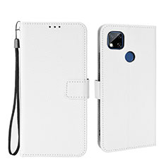 Coque Portefeuille Livre Cuir Etui Clapet BY6 pour Xiaomi POCO C3 Blanc