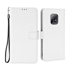 Coque Portefeuille Livre Cuir Etui Clapet BY6 pour Xiaomi Redmi 10X 5G Blanc