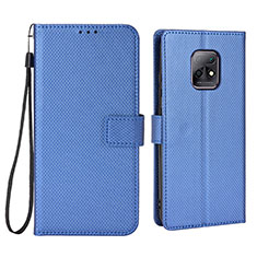 Coque Portefeuille Livre Cuir Etui Clapet BY6 pour Xiaomi Redmi 10X 5G Bleu