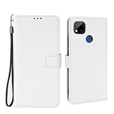 Coque Portefeuille Livre Cuir Etui Clapet BY6 pour Xiaomi Redmi 9C Blanc
