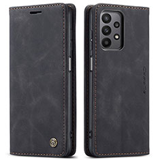 Coque Portefeuille Livre Cuir Etui Clapet C01S pour Samsung Galaxy A23 5G Noir