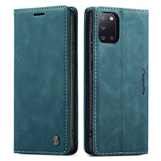 Coque Portefeuille Livre Cuir Etui Clapet C01S pour Samsung Galaxy A31 Bleu